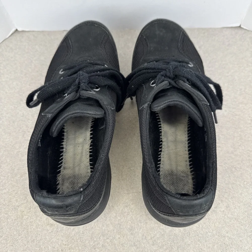 Womens Dansko‎ Black Walking Hiking Waterproof Lace Up Shoe Size 37 Vibram